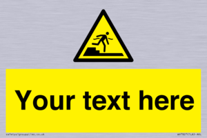 Custom warning Submerged step or steps